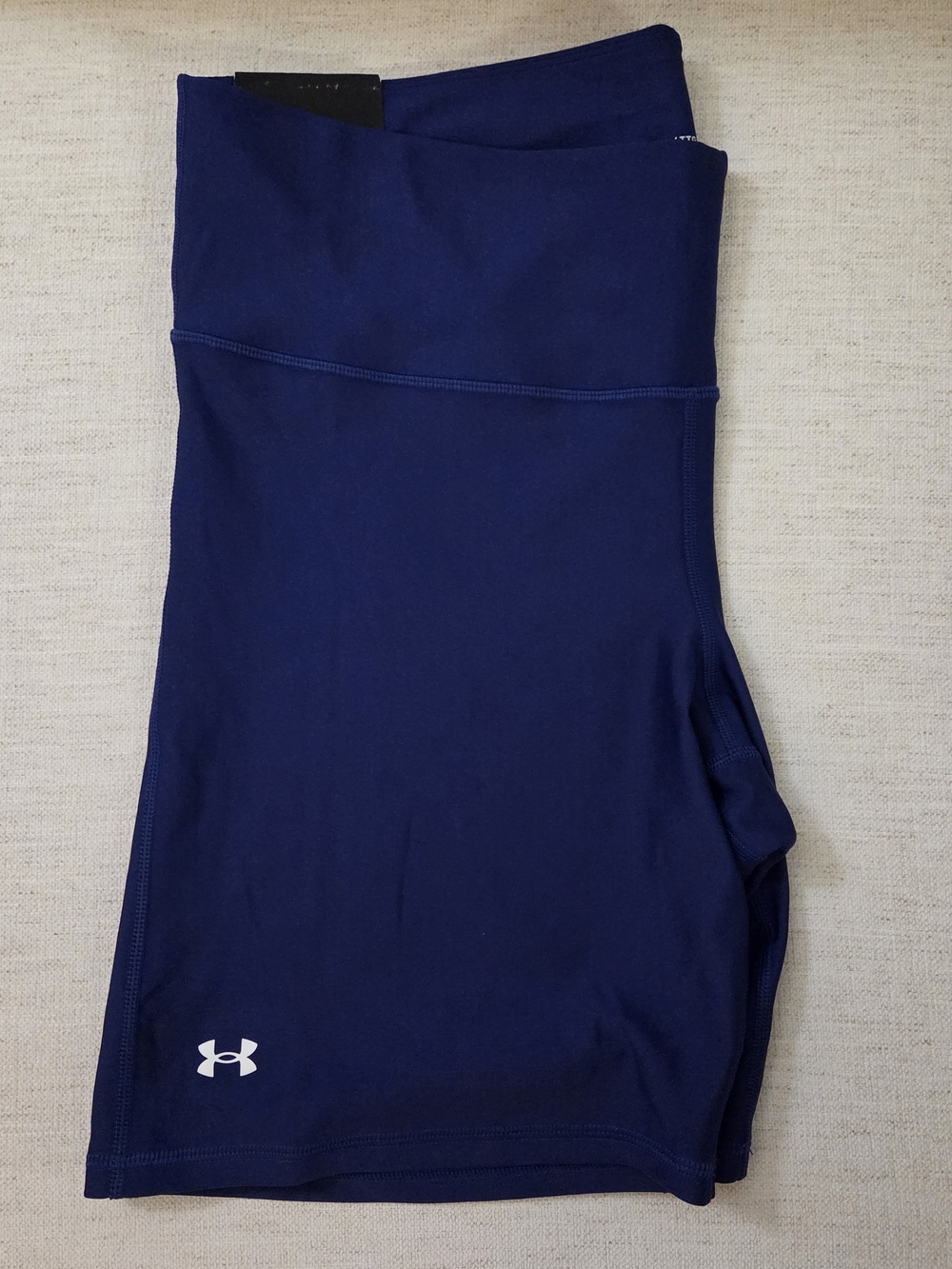 Under Armour Navy High-Waist Women's Performance Shorts. Size XXL